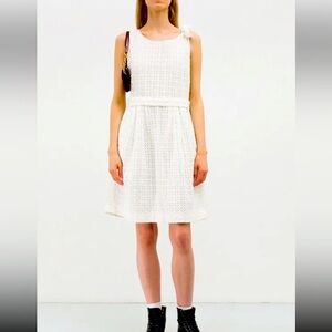 BURBERRY BRIT Mollorie Eyelet Dress White size 12